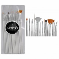 Kit de 15 Pinceles para decoración de Uñas