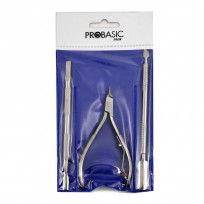 Set Manicuría/Pedicuría de 3 Piezas Probasic