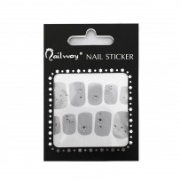 10 Diseños de Strass Sticker Plateado