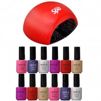 Combo 12 Esmaltes Meliné + Cabina Power Full UV + LED