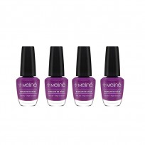 4 Esmaltes Tradicional Color Larga Duración x15 ml Meliné