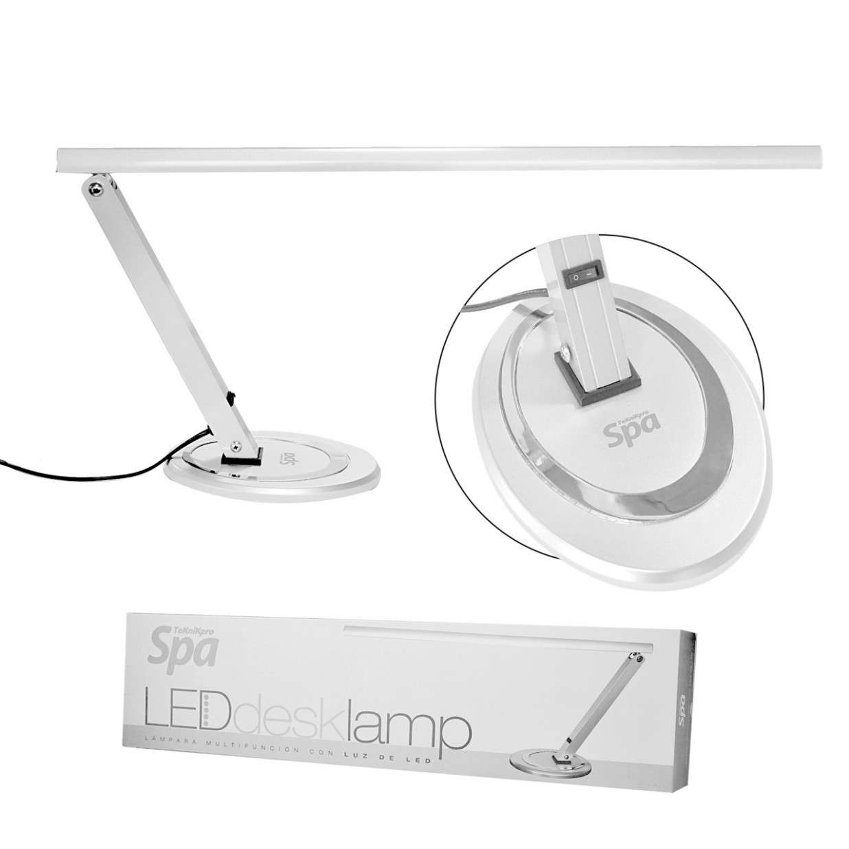De Mesa TeknikPro Multifunción LED Lámpara de Uñas 6gYf7by