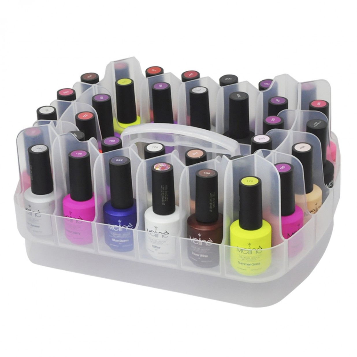 Maletin Exhibidor de Esmaltes Completo con Esmaltes Meliné - De Uñas
